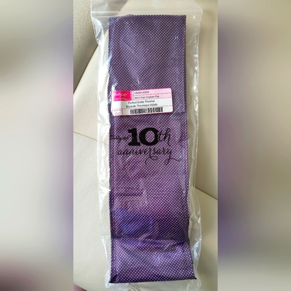 Thirty-one Perfect Bottle Thermal - Plum Gingham Pop - Picture 1 of 3